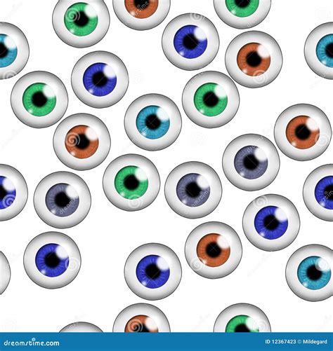 human eyes seamless pattern stock  image