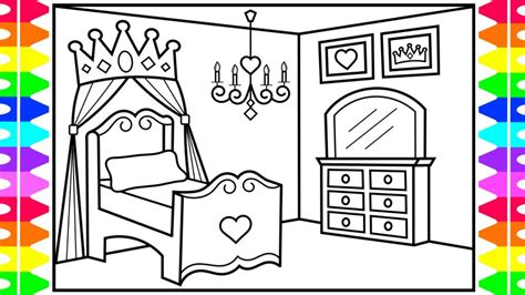bedroom colouring pages bedroom coloring page images stock