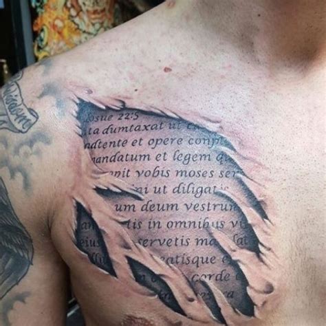 Bible Verse Chest Tattoos For Men Best Tattoo Ideas Bible Quote