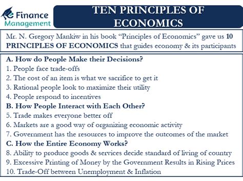 ten principles  economics