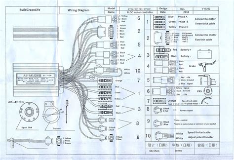 electric bike controller wiring diagram wiring diagram
