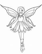 Fairy Coloring Princess Pages Drawing Printable Winking Colouring Book sketch template
