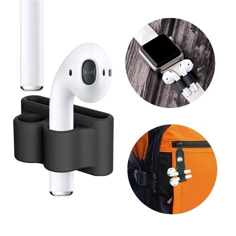 buy anti lost silicone holder  airpods holder portable anti lost strap