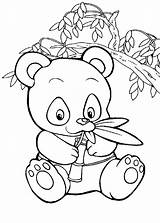 Panda Coloring Pages Toddlers sketch template