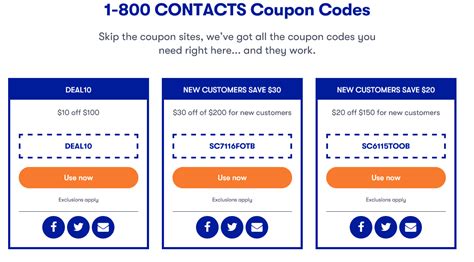 contacts promo code  berny celesta