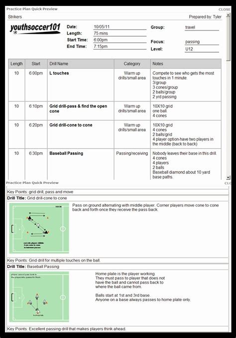 football session plan template hamiltonplastering lesson plan