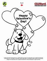 Coloring Pages Clifford Puppy Days Valentine Printable Valentines Color Kids Books Sheets Animal Choose Board Getdrawings Getcolorings Print Pbs sketch template