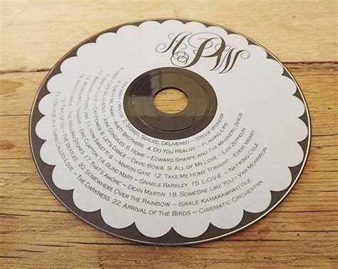 custom cddvd label template  printing