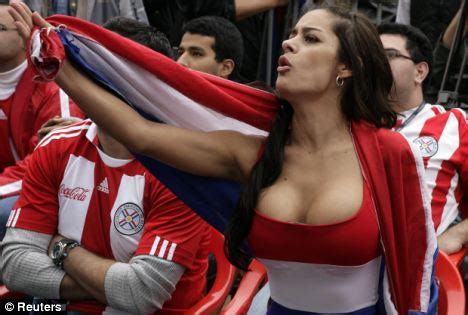 lingerie model larissa riquelme promises to pose naked if paraguay wins world cup daily mail