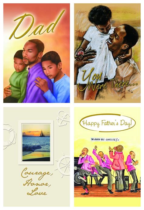 assorted african american father s day cards the black