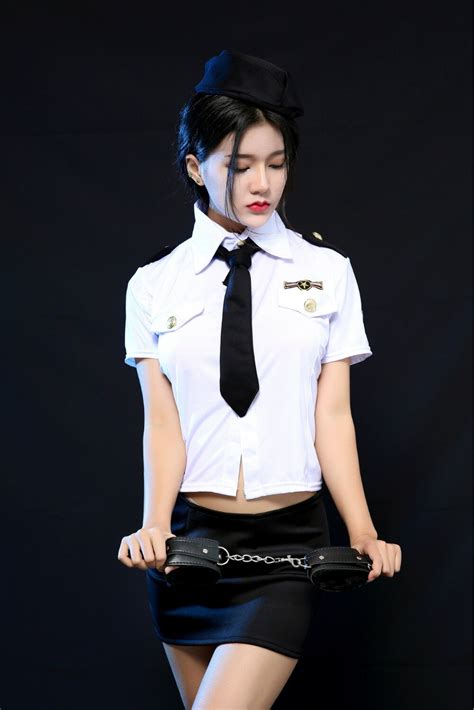 women lady sexy police uniform ol professional temptation suit shirt