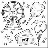 Tickets Coloring Drawing Clown Pages Getdrawings sketch template