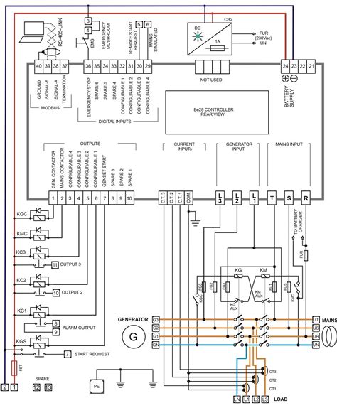 electrical control panel circuit diagram