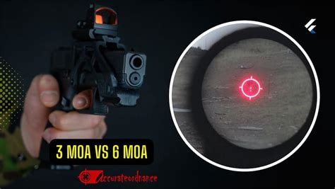 moa   moa  difference  reticles  red dot sights