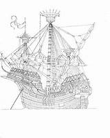 Zeilschepen Segelschiffe Sailing 1470 sketch template