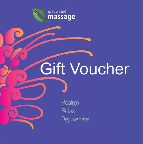 specialised massage t vouchers