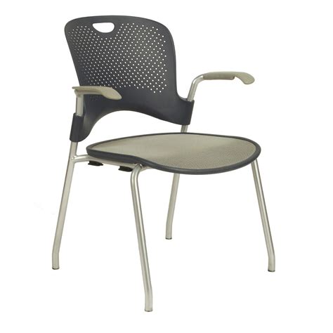 herman miller caper  stacking chair gray national office