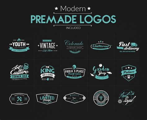 logo generator  graphicboom  atcreativemarket logo fonts typography