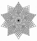 Coloring Mandala Pages Star Shaped Adults Colouring Printable Designs Adult Sheets Google Templates sketch template