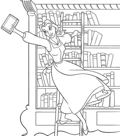 printable beauty   beast coloring pages disney coloring pages