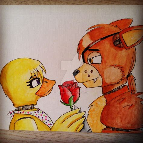 Five Nights At Freddys Chica And Foxy By Whitewillow13 On