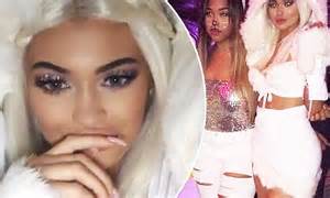 Kylie Jenner Rocks Blue Eyes And White Hair As She Turns