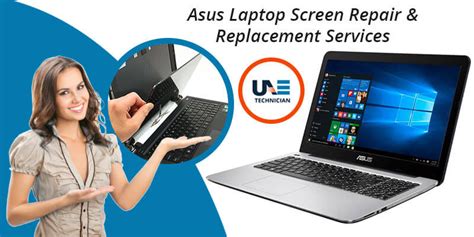 asus laptop screen repair replacement services dubai