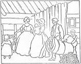 Little House Coloring Pages Prairie Ingalls Laura Wilder Printable Template Color Winter December Houses Getcolorings Choose Board sketch template