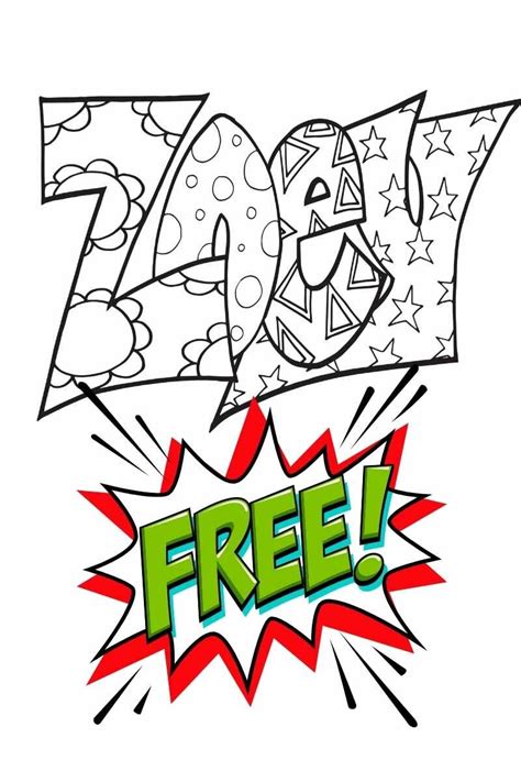 zoey  zoey coloring page stevie doodles  printable coloring