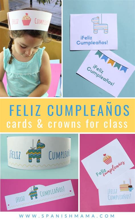 cute  cheerful happy birthday cards  spanish   home
