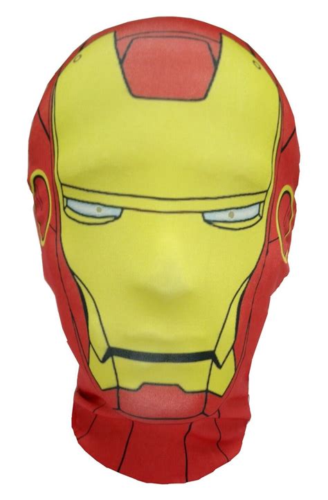 iron man style avengers parody costume fancy dress full head