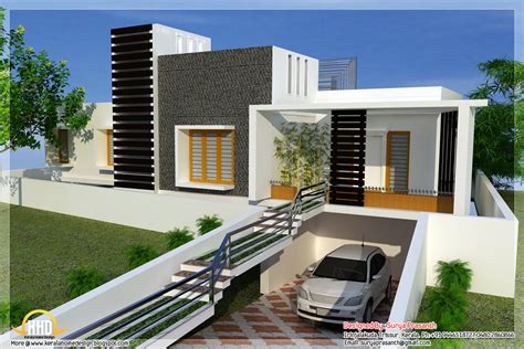 contemporary mix modern home designs kerala home design  floor plans
