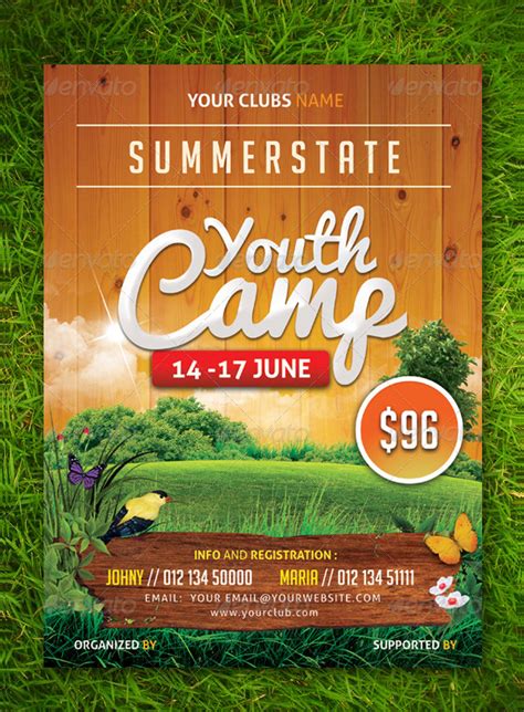 youth camp flyers free and premium psd vector png eps ai