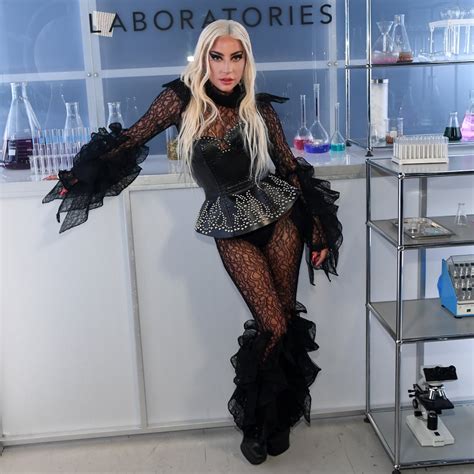 lady gaga celebrates the launch of haus laboratories popsugar celebrity australia