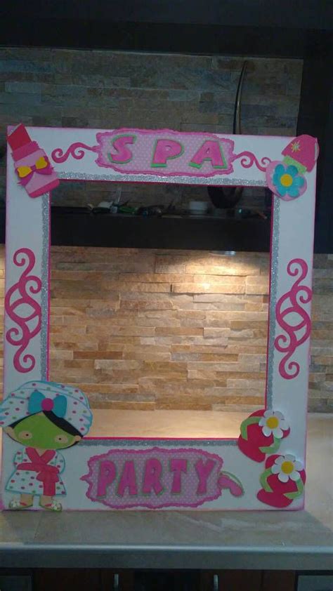 gorgeous spa slumber frame photo booth  handmade  board foam