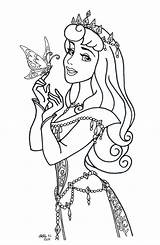 Coloring Disney Prinsessa Pages Princess Ruusunen Deviantart Värityskuvat Sleeping Beauty Aurora Cartoon Barbie Selinmarsou Color sketch template