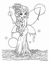 Coloring Pages Fairy Printable Adult Fairies Adults Beautiful Popular sketch template