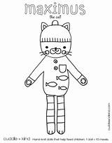 Coloring Pages Sheets Colouring Cuddle Kind Maximus Sheet Cat Easter Kids Crafts sketch template