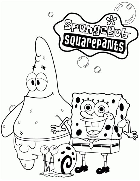 spongebob squarepants coloring pages  print tm