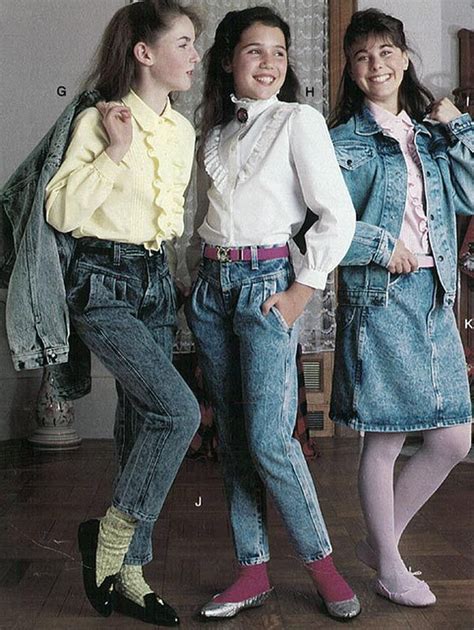 Pin On 1980s Women S And Girls Fashion