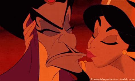 jasmine is the only disney princess to kiss a villain disney princess facts popsugar love