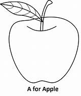Apple Coloring Pages Book Kids Fresh Coloringpagesfortoddlers Colouring Color Preschool Letter Learn Choose Fruit Blank Board sketch template