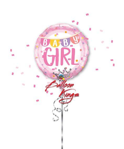baby girl banner balloon kings