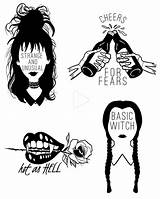 Tattoos Tattoo Tim Burton Beetlejuice Lydia Coloring Pages Deetz Snake Spooky These Drawing Body Witch Bein Legs Designs sketch template
