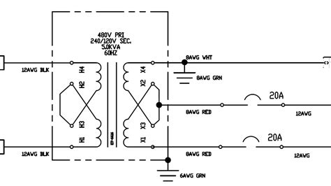 control transformer circuit diagram  neutral