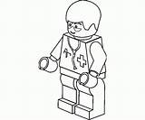 Lego Minifigure Minifigures Coloringhome sketch template
