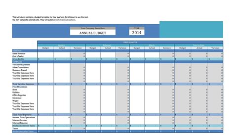 handy business budget templates excel google sheets templatelab