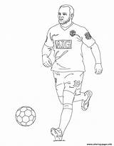 Coloring Pages Wayne Soccer Gretzky Printable Template sketch template