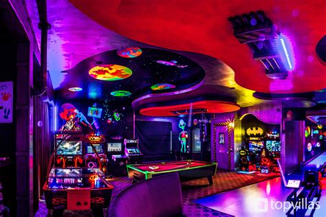 bowling alley arcade machines pool table   reunion resort  arcade game room