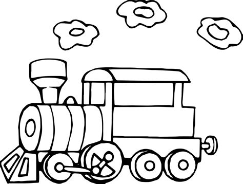 preschool train pages coloring pages